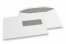 Envelopes com janela, branco, 162 x 229 mm (C5), janela à direita 40 x 110 mm, posição da janela 15 mm do direita e 72 mm do baixo, 90 gramas, fecho com goma, peso unit. aprox. 7 g. | Envelopesonline.pt