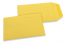 Envelopes de bolso coloridos - amarelo botão-de-ouro, 85 x 125 mm | Envelopesonline.pt
