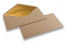 Envelope de pagamento papel kraft - 110 x 220 mm (ES 5/6) Dourado | Envelopesonline.pt