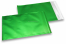 Envelopes coloridos de película metalizada mate - Verde 230 x 320 mm | Envelopesonline.pt