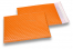Envelopes almofadados metalizados de alto brilho, cor de laranja | Envelopesonline.pt