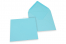  Envelopes de cartões de felicitações coloridos - Azul celeste, 155 x 155 mm | Envelopesonline.pt