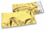 Envelopes de folha metalizada coloridos - Dourado  114 x 229 mm | Envelopesonline.pt