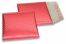 Envelopes de bolhas de plástico metalizado ECO - vermelho 165 x 165 mm | Envelopesonline.pt