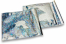 Envelopes coloridos de folha metalizada - Prateado holográfico 220 x 220 mm | Envelopesonline.pt