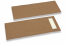 Sacos porta-talheres castanho sem incição + branco guardanapos | Envelopesonline.pt