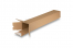 Tubos postais quadrado com fecho de vedação - 610 x 105 x 105 mm | Envelopesonline.pt
