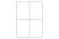 Etiquetas para impressoras a laser - 4 itens por folha | Envelopesonline.pt