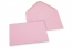 Envelopes de cartões de felicitações coloridos - Cor-de-rosa claro, 133 x 184 mm | Envelopesonline.pt