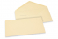Envelopes de cartões de felicitações coloridos - Branco marfim, 110 x 220 mm | Envelopesonline.pt
