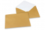 Envelopes de cartões de felicitações coloridos - Dourado, 162 x 229 mm | Envelopesonline.pt