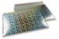 Envelopes de bolhas de plástico metalizado ECO - prateado holográfico 320 x 425 mm | Envelopesonline.pt