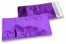 Envelopes de folha metalizada coloridos - Roxo 114 x 229 mm | Envelopesonline.pt