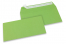 Envelopes de papel coloridos - Verde maçã, 110 x 220 mm | Envelopesonline.pt