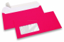 Envelopes néon - rosa, com janela 45 x 90 mm, posição da janela 20 mm do lado esquerda e 15 mm do abaixo