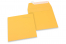 Envelopes de papel coloridos - Amarelo dourado, 160 x 160 mm | Envelopesonline.pt