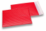 Envelopes almofadados metalizados de alto brilho, vermelho | Envelopesonline.pt