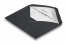 Envelope preto forrado - forro prateado | Envelopesonline.pt