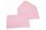 Envelopes de cartões de felicitações coloridos - Cor-de-rosa claro, 114 x 162 mm | Envelopesonline.pt