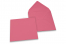 Envelopes de cartões de felicitações coloridos - Cor-de-rosa, 155 x 155 mm | Envelopesonline.pt