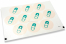 Selos para envelope de nascimento - alfinete azul | Envelopesonline.pt