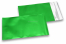 Envelopes coloridos de película metalizada mate - Verde 114 x 162 mm | Envelopesonline.pt