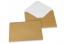 Envelopes de cartões de felicitações coloridos - Dourado, 114 x 162 mm | Envelopesonline.pt