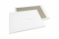 Envelopes em cartão rígido - 400 x 500 mm, frente kraft branca 120 gr, reverso duplex 700 gr cinzento, sem cola / sem autocolante | Envelopesonline.pt