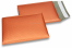 Envelopes de bolhas de plástico metalizado mate ECO - cor de laranja 180 x 250 mm | Envelopesonline.pt