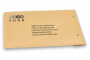 Envelopes de bolhas castanhos (80 g/m²) - exemplo com impressão na frente