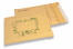Envelopes de bolhas de Natal castanhos - Decoração de Natal verde | Envelopesonline.pt