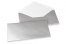 Envelopes de cartões de felicitações coloridos - Prateado, 110 x 220 mm | Envelopesonline.pt