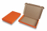 Caixas de transporte dobráveis - laranja | Envelopesonline.pt