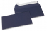Envelopes de papel coloridos - Azul escuro, 110 x 220 mm | Envelopesonline.pt