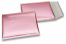 Envelopes almofadados de plástico metalizado ECO - rosa dourado 180 x 250 mm | Envelopesonline.pt
