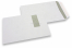 Envelopes com janela, branco, 229 x 324 mm (C4), janela à esquerda 40 x 110 mm, posição da janela 20 mm do esquerda e 60 mm do cima, 120 gramas, fecho com goma, peso unit. aprox. 20 g. | Envelopesonline.pt
