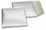 Envelopes de bolhas de plástico metalizado ECO - prateado 165 x 165 mm | Envelopesonline.pt