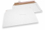 Envelopes de cartão ondulado branco - 250 x 410 mm | Envelopesonline.pt