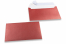 Envelopes madrepérola coloridos vermelho - 114 x 162 mm | Envelopesonline.pt