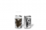 Sacos de fundo bloco metálicos transparentes - prateado metalizado, 85 x 145 x 50 mm - 100 ml | Envelopesonline.pt