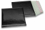 Envelopes almofadados de plástico metalizado ECO - preto 165 x 165 mm | Envelopesonline.pt