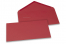Envelopes de cartões de felicitações coloridos - Vermelho escuro, 110 x 220 mm | Envelopesonline.pt