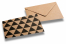 Envelopes Kraft decorativos - triângulos | Envelopesonline.pt