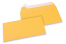 Envelopes de papel coloridos - Amarelo dourado, 110 x 220 mm | Envelopesonline.pt