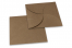 Envelopes estilo bolsa - Bronze | Envelopesonline.pt