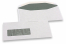 Envelopes com janela, branco, 114 x 229 mm (C5/6), janela à esquerda 40 x 110 mm, posição da janela 20 mm do esquerda e 24 mm do baixo, 80 gramas, fecho com goma | Envelopesonline.pt