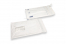 Envelopes almofadados brancos com janela - 175 x 265 mm, janela à esquerda 55 x 90 mm, posição da janela 30 mm do esquerda e 70 mm do cima | Envelopesonline.pt