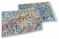 Envelopes coloridos de folha metalizada - Prateado holográfico 162 x 229 mm | Envelopesonline.pt
