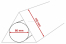 Tubos triangulares: 610 x ø 80 mm / 715 x ø 80 mm / 860 x ø 80 mm | Envelopesonline.pt
