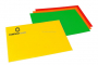 Envelopes coloridos em cartão rígido